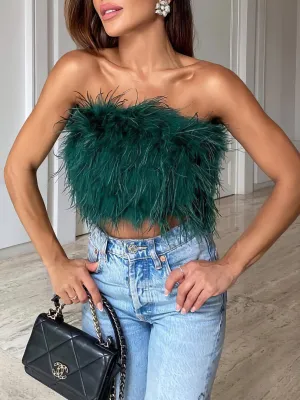 Beautiful Feather Top