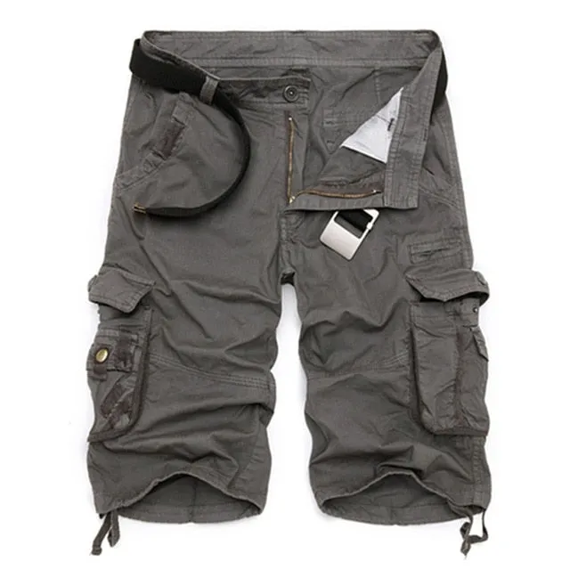 Cargo Shorts Men Cool Camouflage Summer Cotton Casual Short Pants Brand Clothing Comfortable Camo