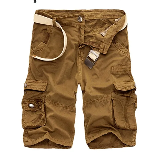 Cargo Shorts Men Cool Camouflage Summer Cotton Casual Short Pants Brand Clothing Comfortable Camo