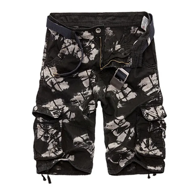 Cargo Shorts Men Cool Camouflage Summer Cotton Casual Short Pants Brand Clothing Comfortable Camo