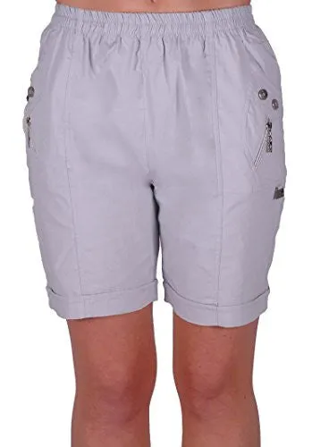 Elasticized Plus Size Shorts