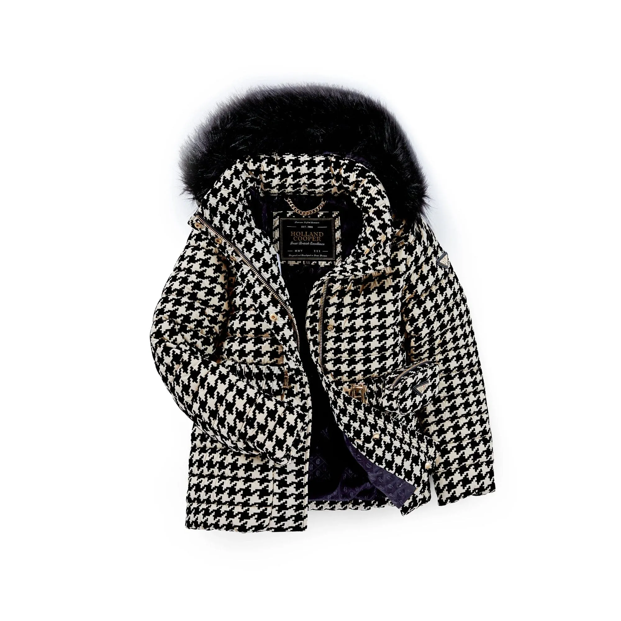 Holland Cooper Moritz Jacket Houndstooth