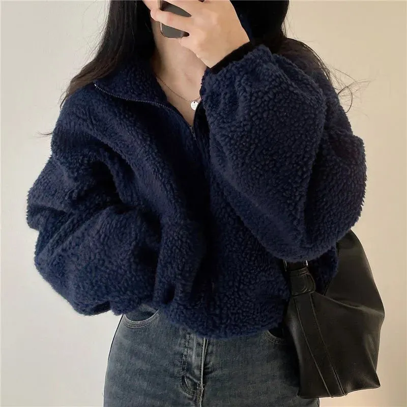 Ivyshape | Cosy Plush Jacket