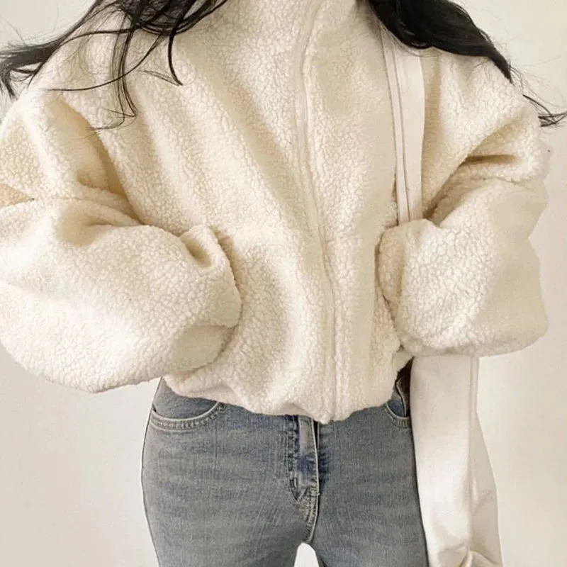 Ivyshape | Cosy Plush Jacket