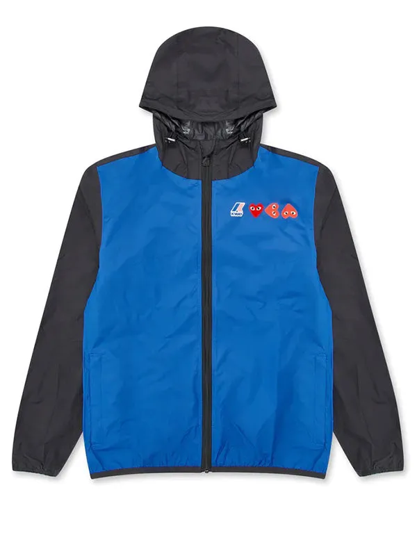 K-Way Double Colours Cagoule - Blue/Black