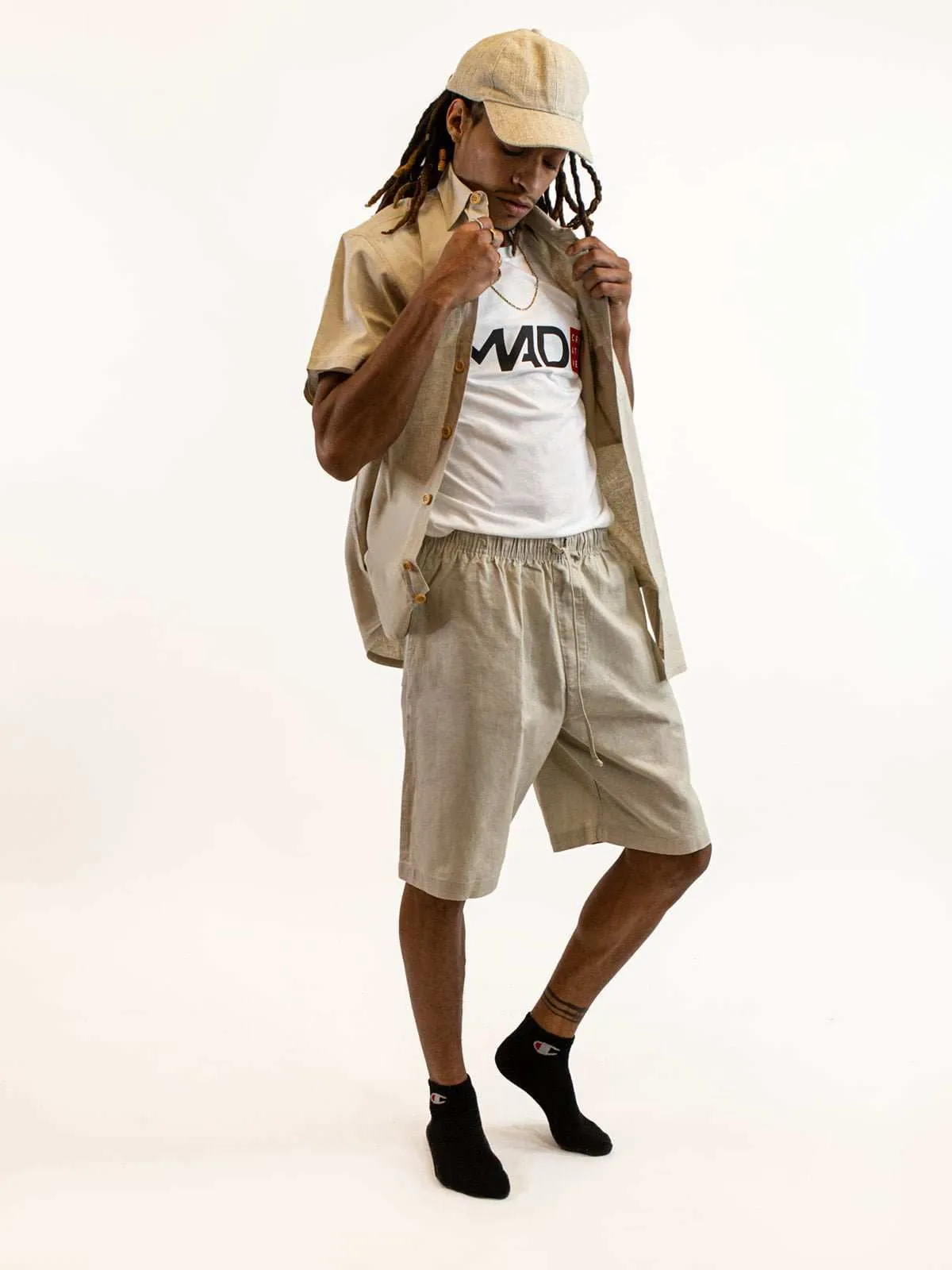 Men's Hemp Shorts - Casual Linen-like