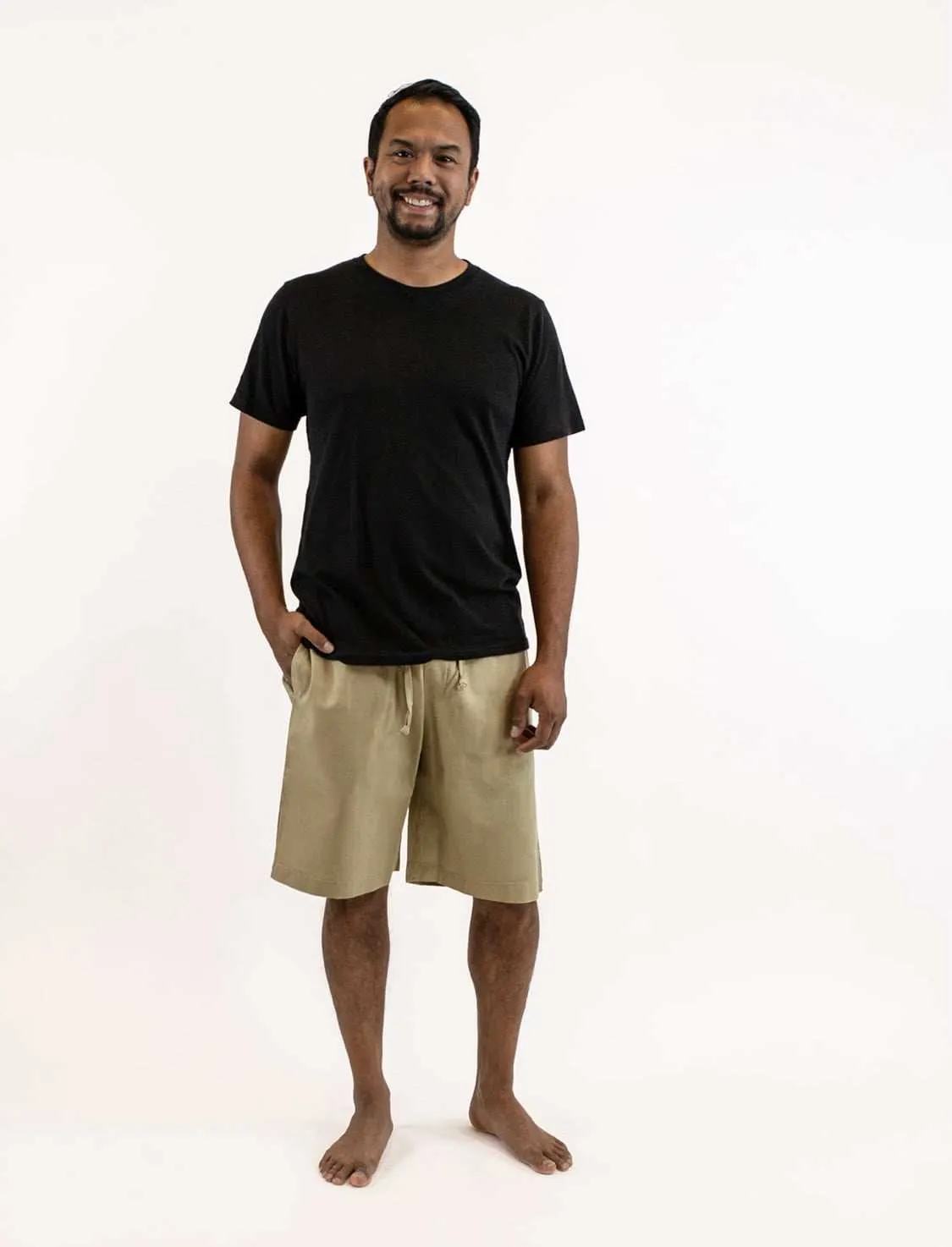 Men's Hemp Shorts - Casual Linen-like