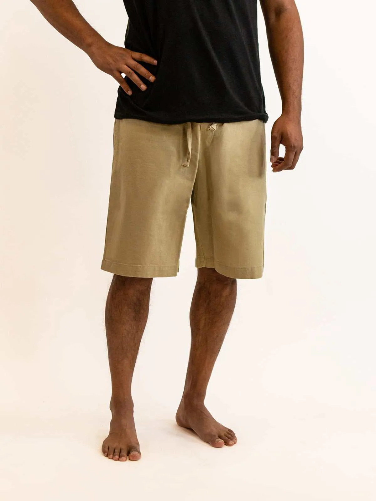 Men's Hemp Shorts - Casual Linen-like