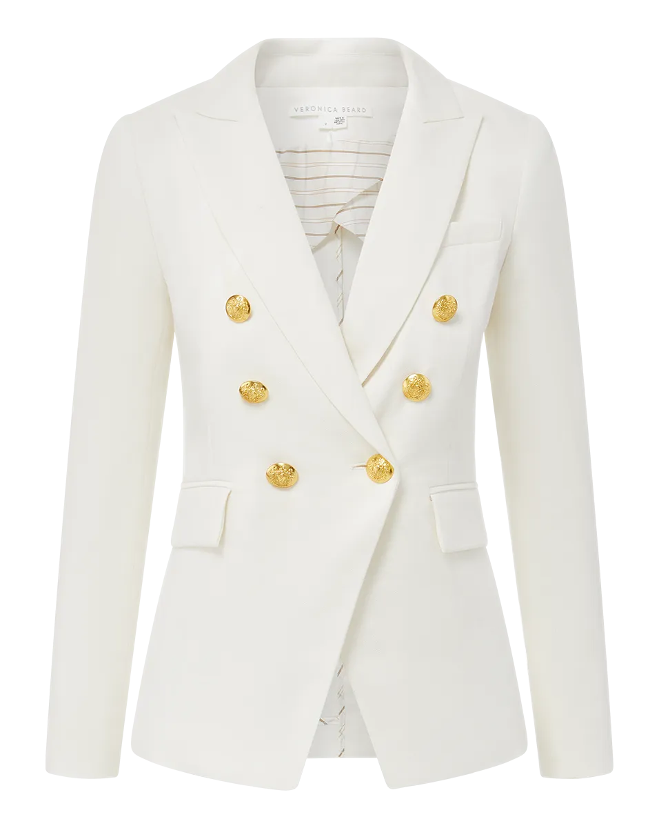 Miller Dickey Linen Jacket White