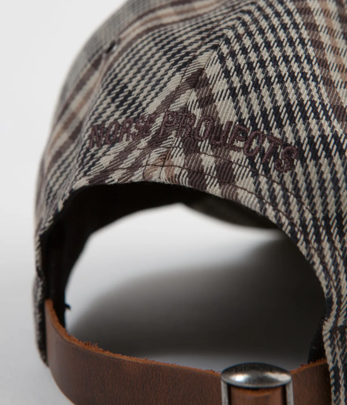 Norse Projects Compact Twill Sports Cap - Check