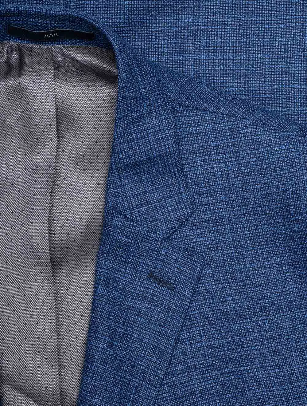 Plain Weave Jacket Blue