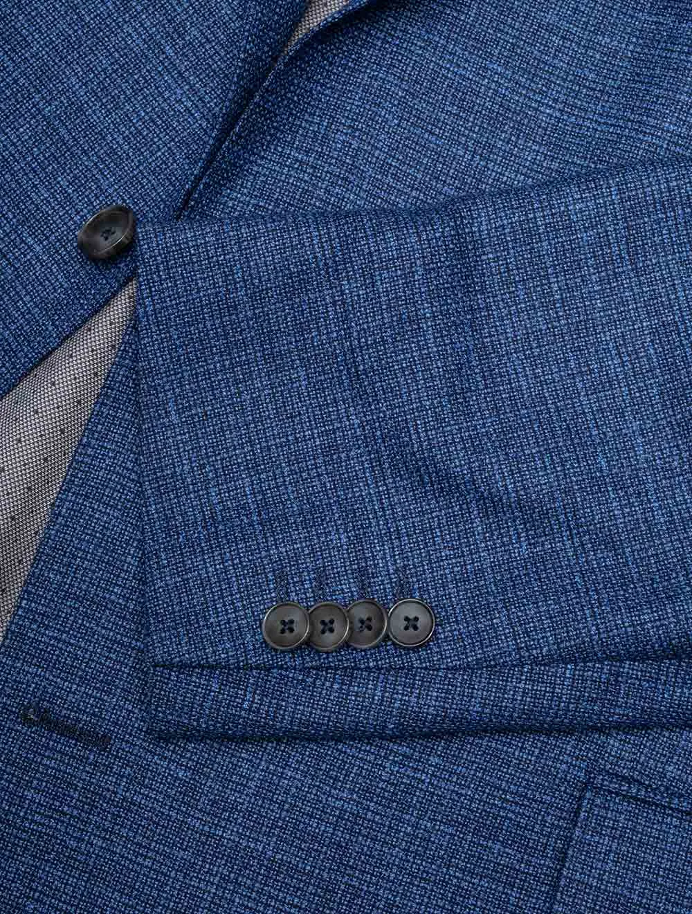 Plain Weave Jacket Blue