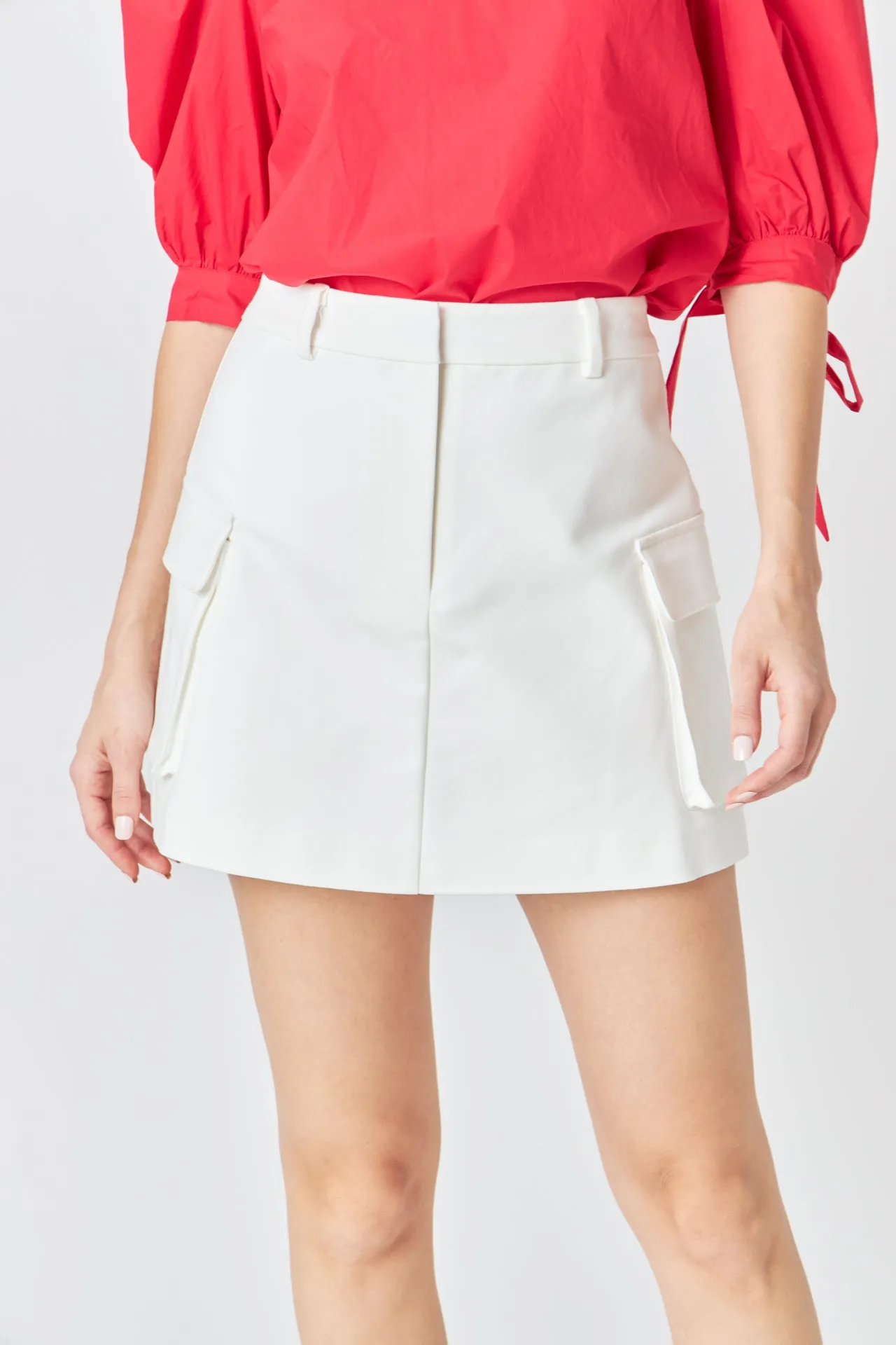 Pocket Detail Skort