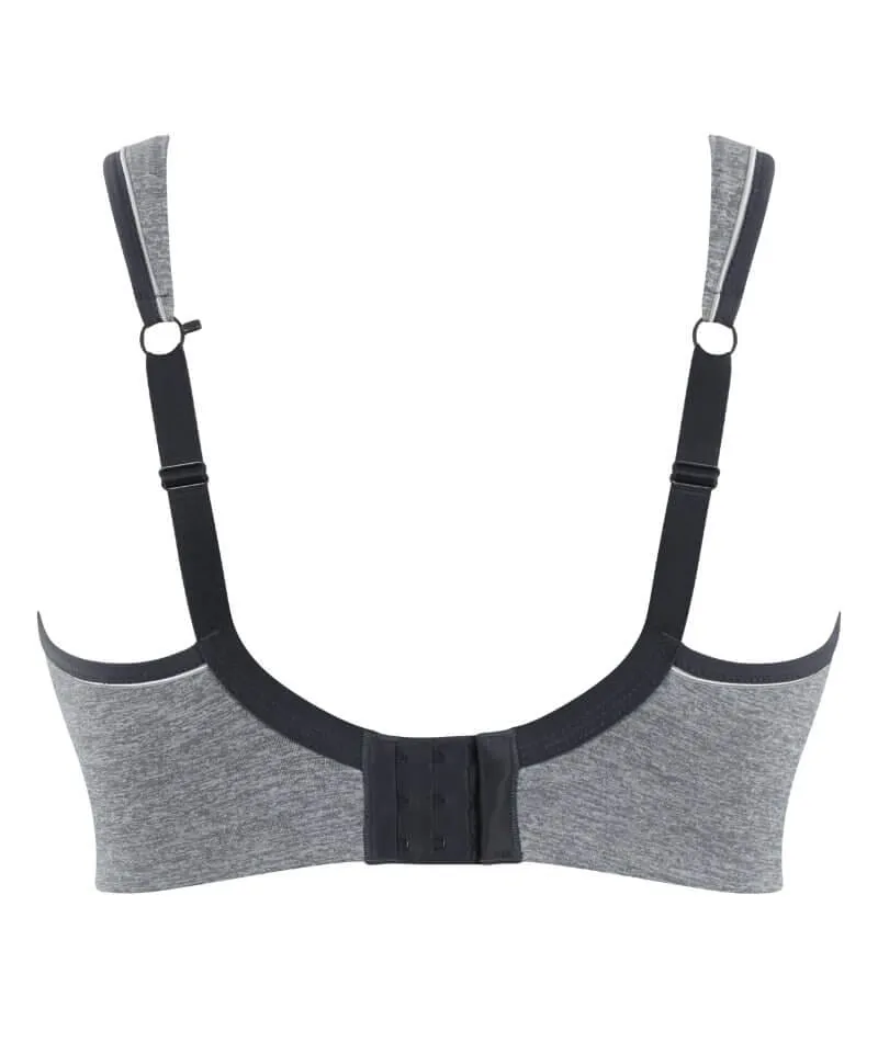 Sculptresse Activate Non Padded Underwired Sports Bra - Charcoal Marle