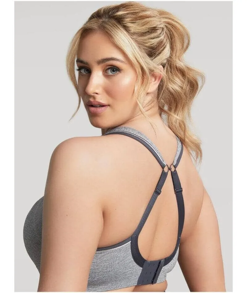 Sculptresse Activate Non Padded Underwired Sports Bra - Charcoal Marle