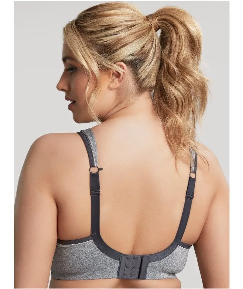 Sculptresse Activate Non Padded Underwired Sports Bra - Charcoal Marle