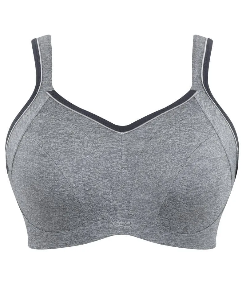 Sculptresse Activate Non Padded Underwired Sports Bra - Charcoal Marle