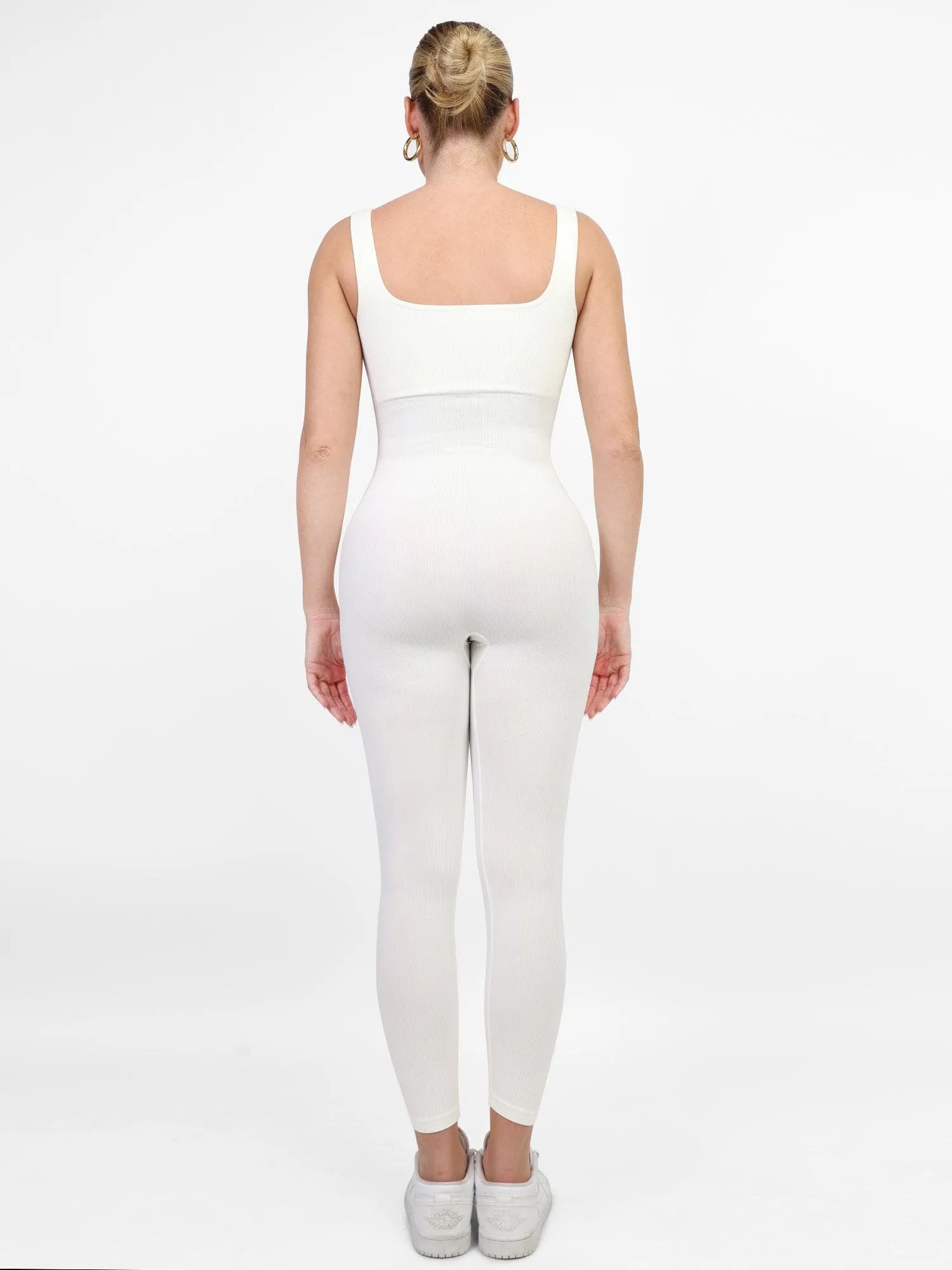 Shapewear Seamless Square Neck Workout Jumpsuit or Romper