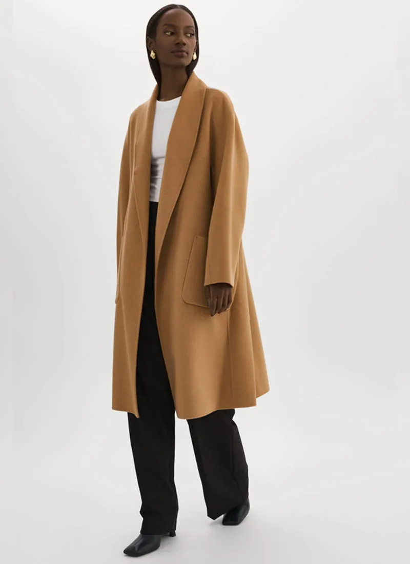 Thara Double Faced Belted Coat