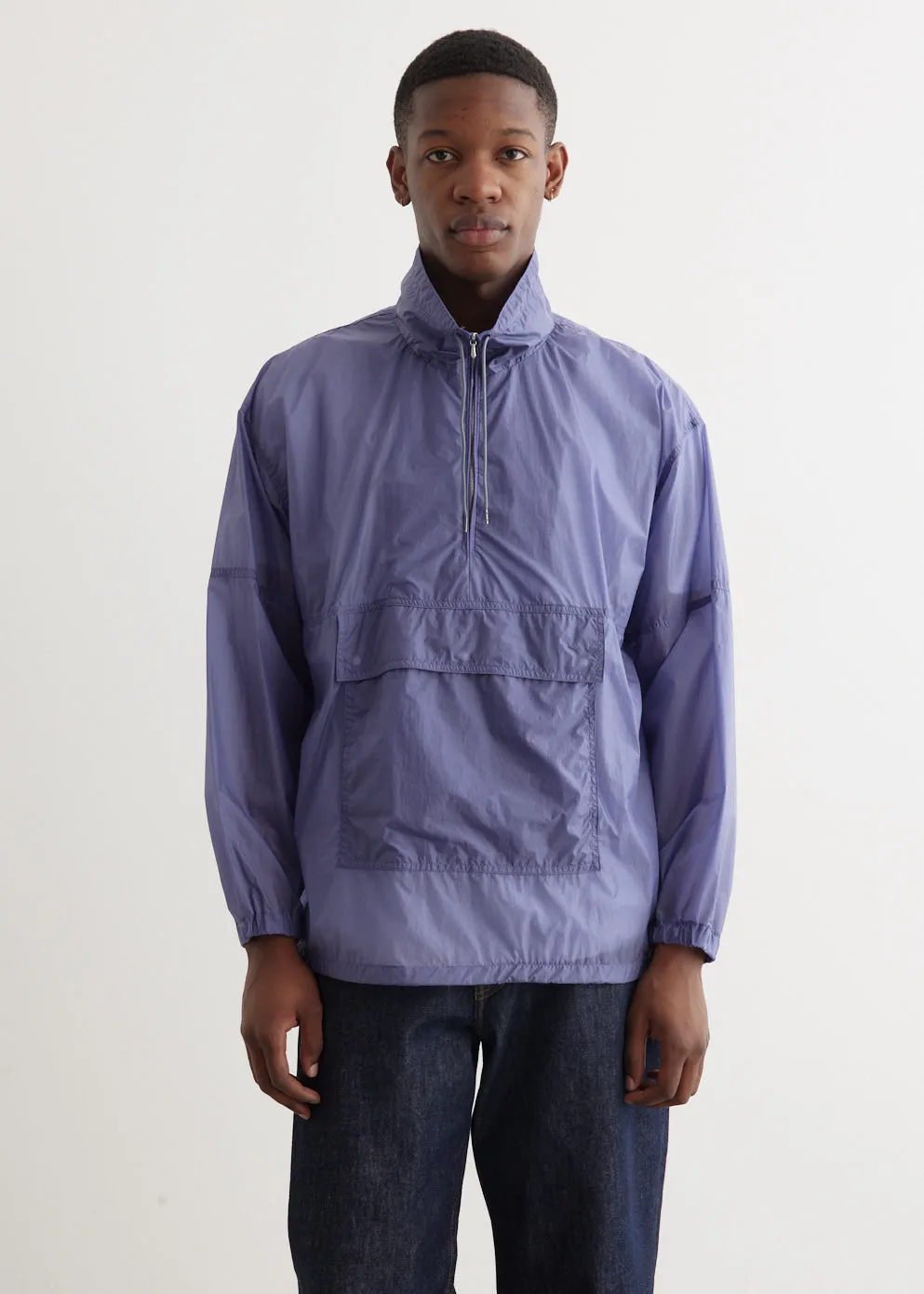 Washed Super Light Airy Nylon Anorak